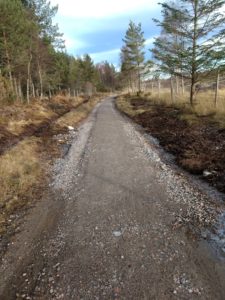 View of improved path at Altnacardich